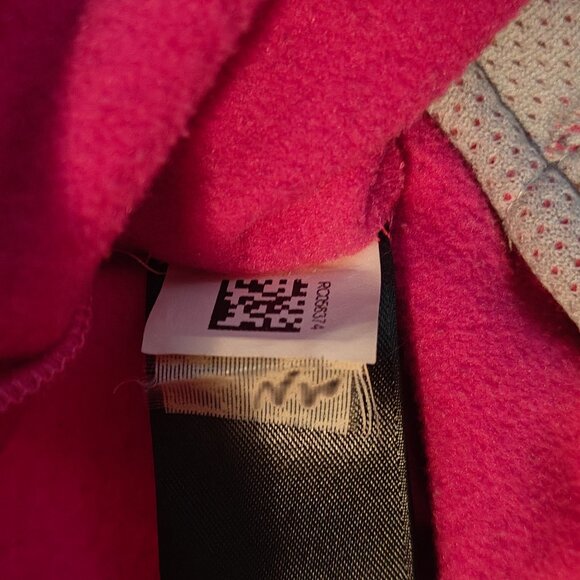The North Face Dark Raspberry Pink Fleece Lined Zip Front Soft Shell Jacket M - Picture 7 of 10